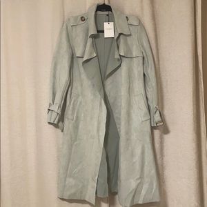 Few Moda microfiber trench, XL,  minty color
